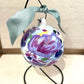 Purple Floral Porcelain Ornament