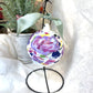 Purple Floral Porcelain Ornament