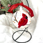 Cardinal Porcelain Ornament